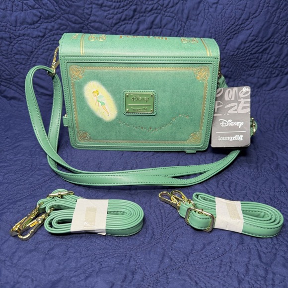 Loungefly Handbags - Loungefly Disney Peter Pan Storybook Series Convertible Crossbody Backpack Read